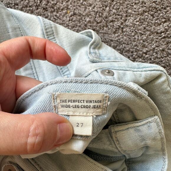 Madewell Perfect Vintage Wide Leg Crop Jeans - Picture 4 of 8